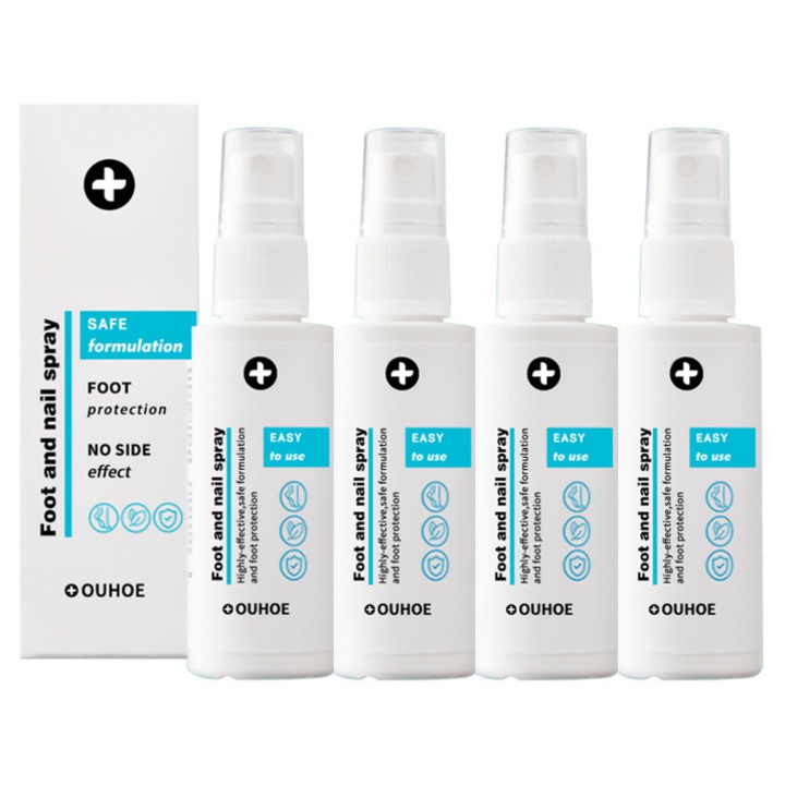 4 darab lábspray, 30 ml/db, uniszex, krém, hidratáló, dezodor