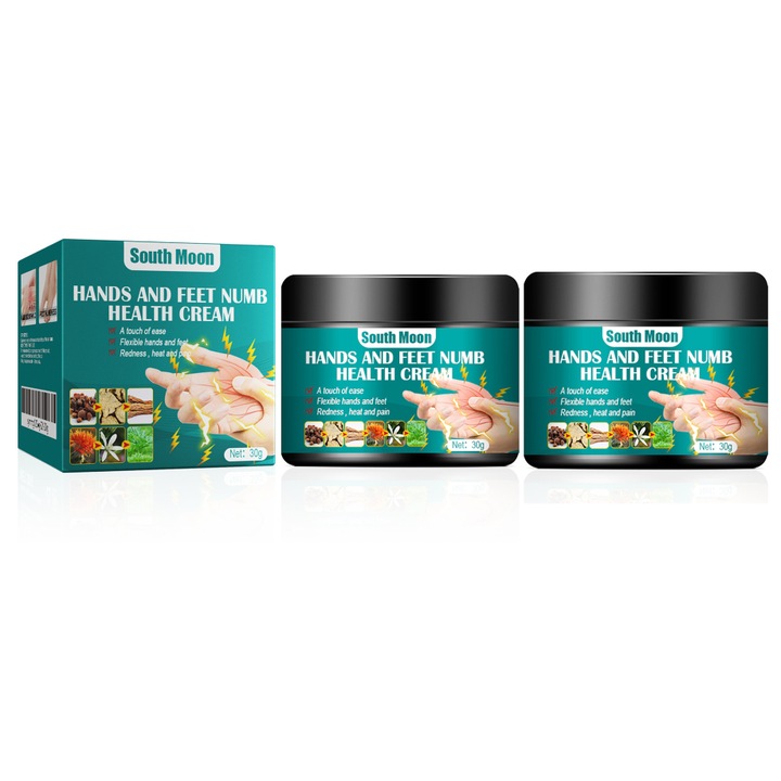 Kéz- és lábápoló krém szett, 30g/db, uniszex, krémes textúra