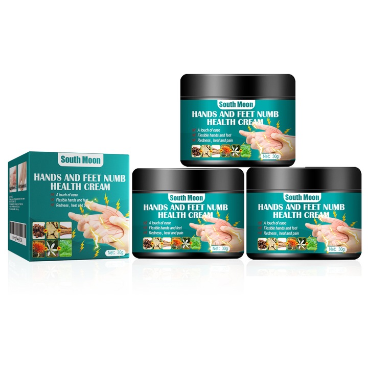 3 darabos kéz- és lábápoló krém szett, 30g