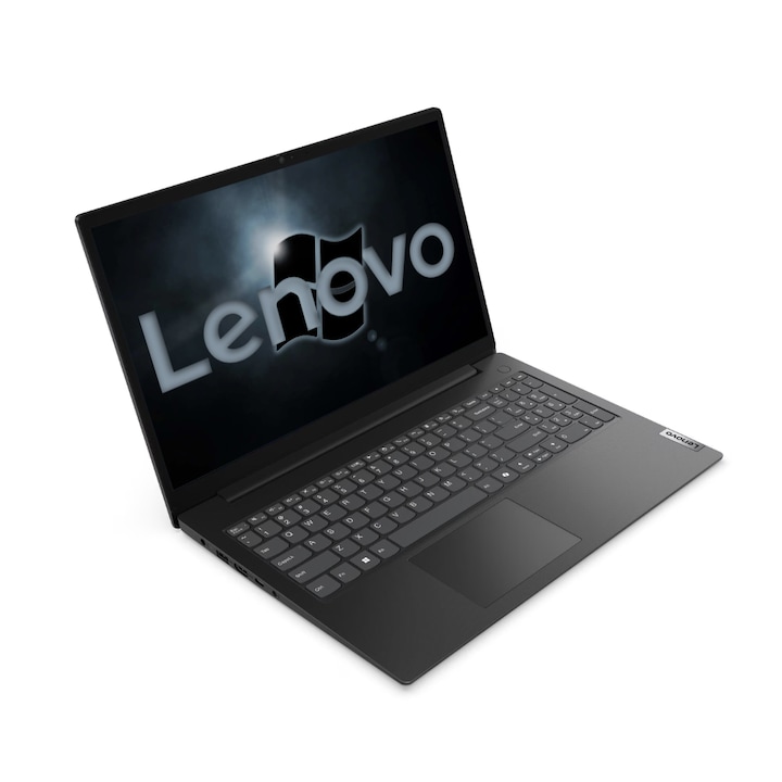 Lenovo V15 Laptop, Intel Core i3 1315U, 32GB DDR5 Memória, 2000GB SSD, 15.6" FullHD kijelző, Fekete, Magyar billentyűzet, Böngésző, Vírusirtó, Windows 11 Pro