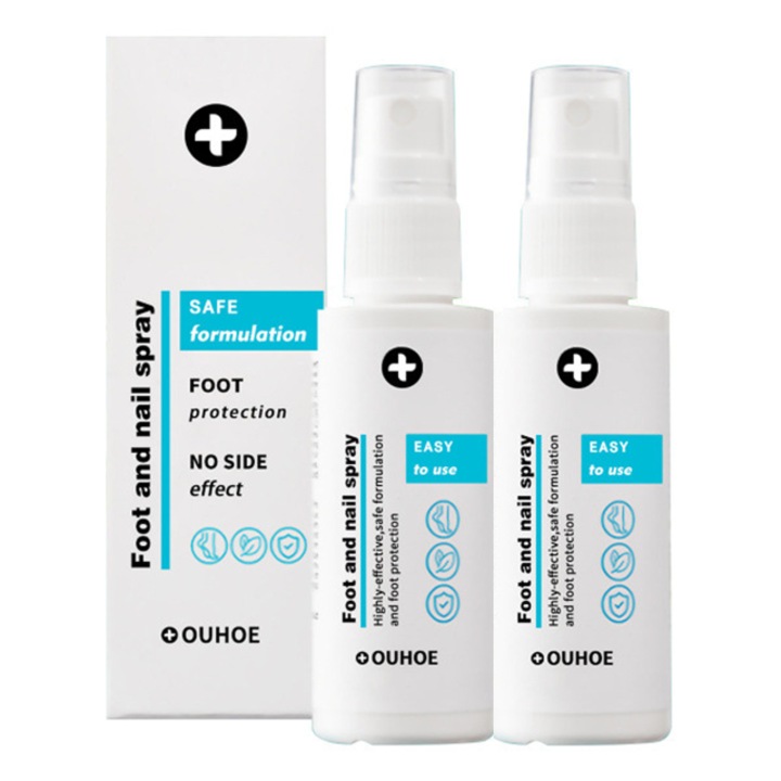 Set spray pentru picioare, 2x30ml, hidratant, deodorant, unisex