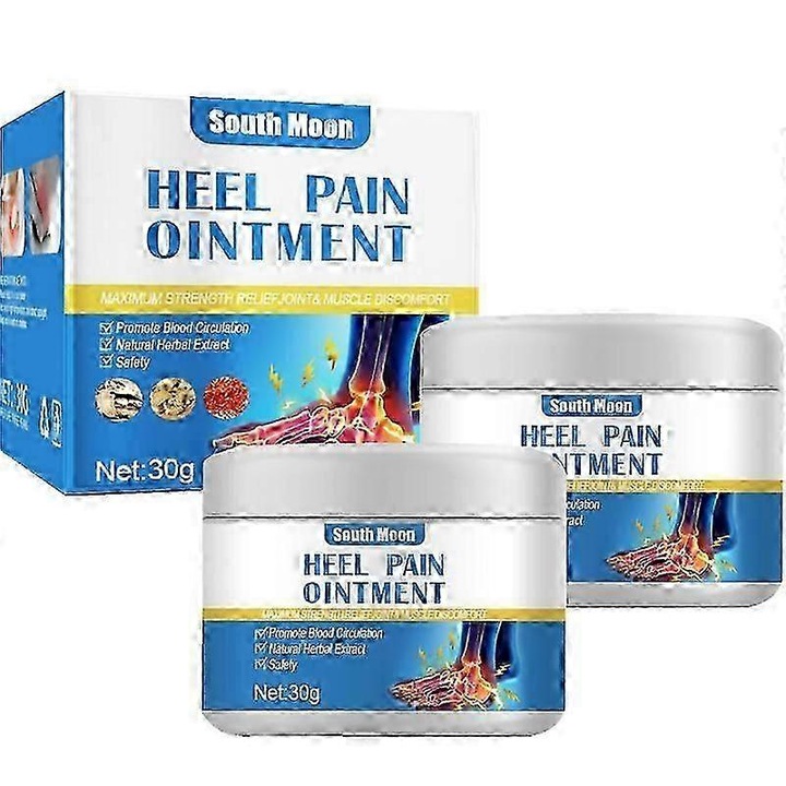 Két darab sarokfájdalom krém szett, uniszex, 30g/darab