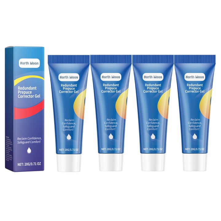 Férfi helyreállító gél készlet, 4 db, fityma korrektor, gyógynövényes összetevők, 20g/db