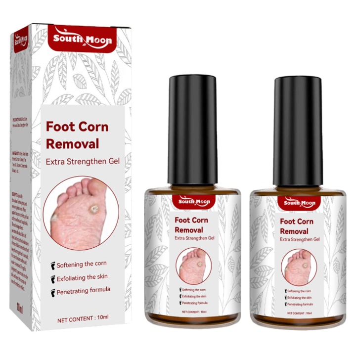 Lábápoló gél szett, hámlasztó, 2 tubus x 10ml, uniszex, krém