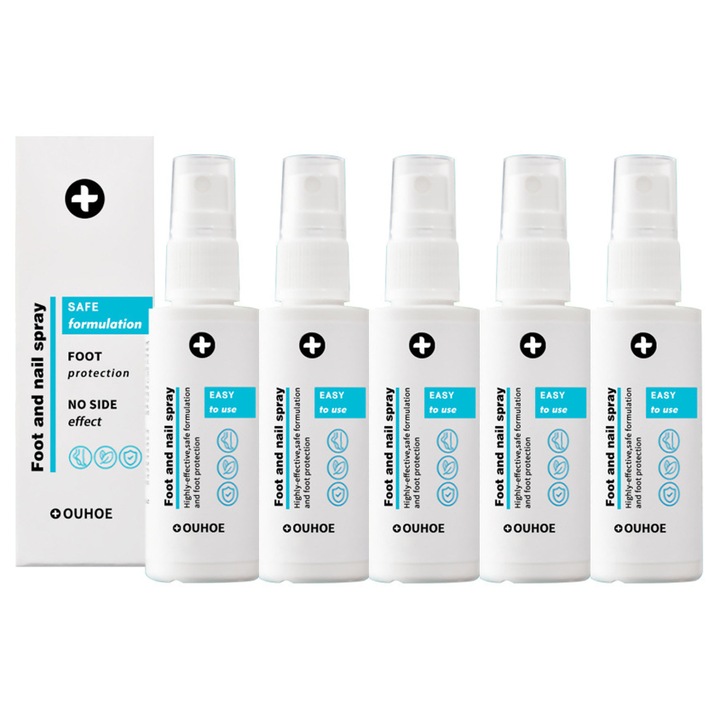 5 darab lábspray készlet, 30ml mindegyik, uniszex, krém, hidratáló, dezodor