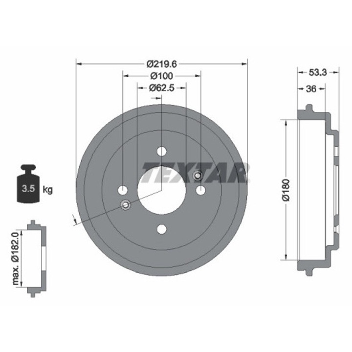 Fékdob 94044400 Kia Picanto/Picanto 2