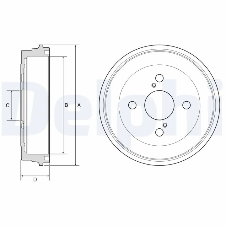 Tambur Frana Bf605 Toyota Iq