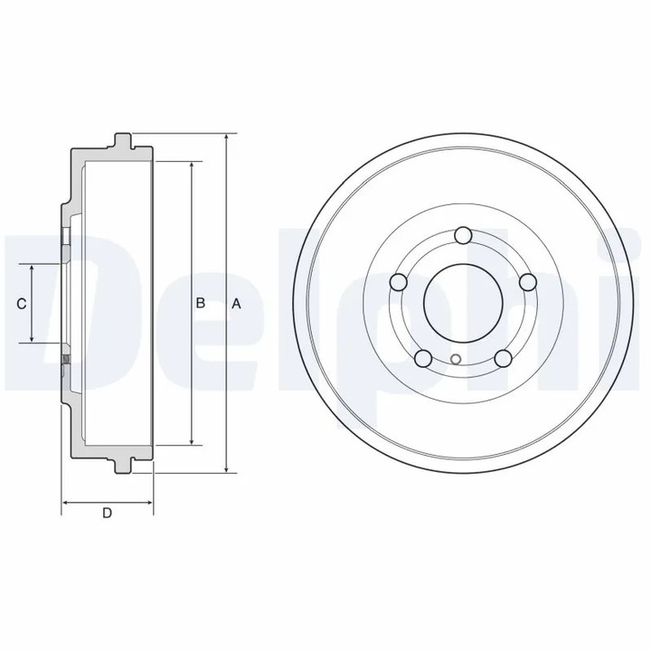 Tambur Frana Bf639 Ford Puma