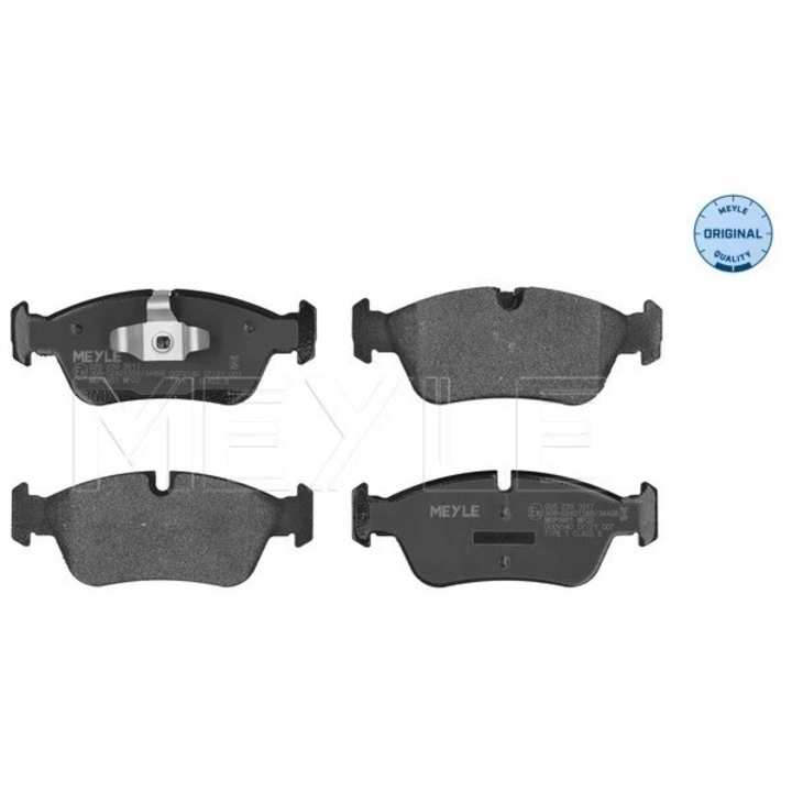 Fékbetét készlet, tárcsafék első tengely 0252393517 Bmw 1/3