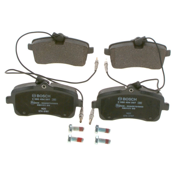 Fékbetét készlet, tárcsafék 0986494097 Peugeot 407