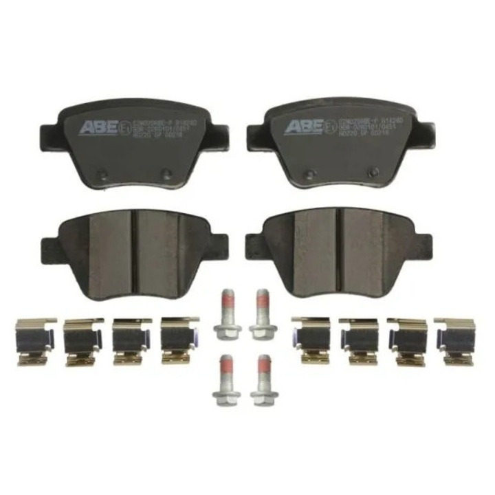 Fékbetét készlet, Tárcsafék Hátsó Tengely C2W029Abe-P Audi A1/A3 Seat Altea/Leon Skoda Octavia 2/Octavia 3/Superb 2/Yeti