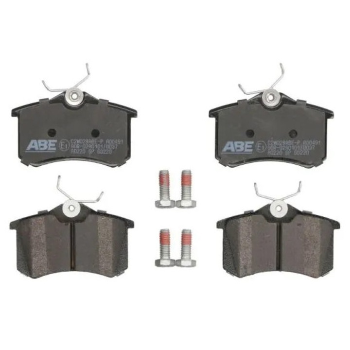 Комплект накладки за дискови спирачки, задна ос C2W028Abe Audi A1/A1 Allstreet/A1 City Carver/A3/A4 B5/A4 B6/A6 C5/A8 D2/Tt