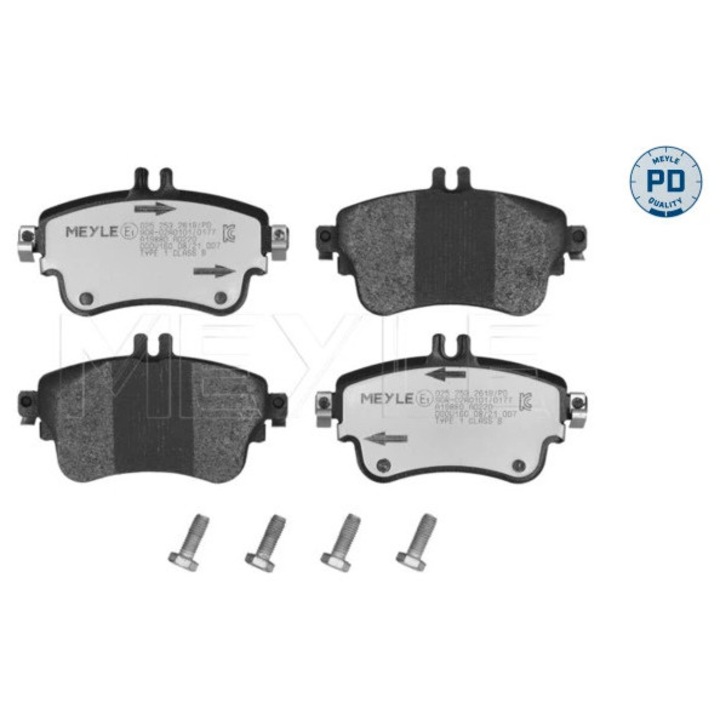 Set Placute Frana Punte Fata 0252532619/Pd Mercedes-Benz A-Class/B-Class