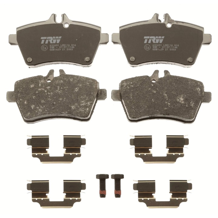 Fékbetét készlet, tárcsafék Gdb1629 Mercedes-Benz A-osztály