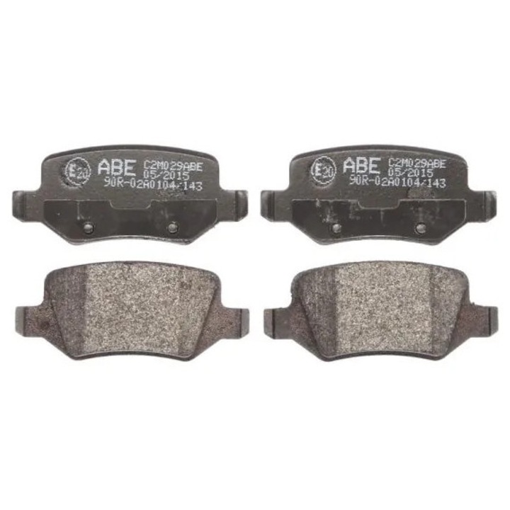 Fékbetét készlet, Tárcsafék Hátsó tengely C2M029Abe Mercedes-Benz A-osztály/B-osztály/Vaneo