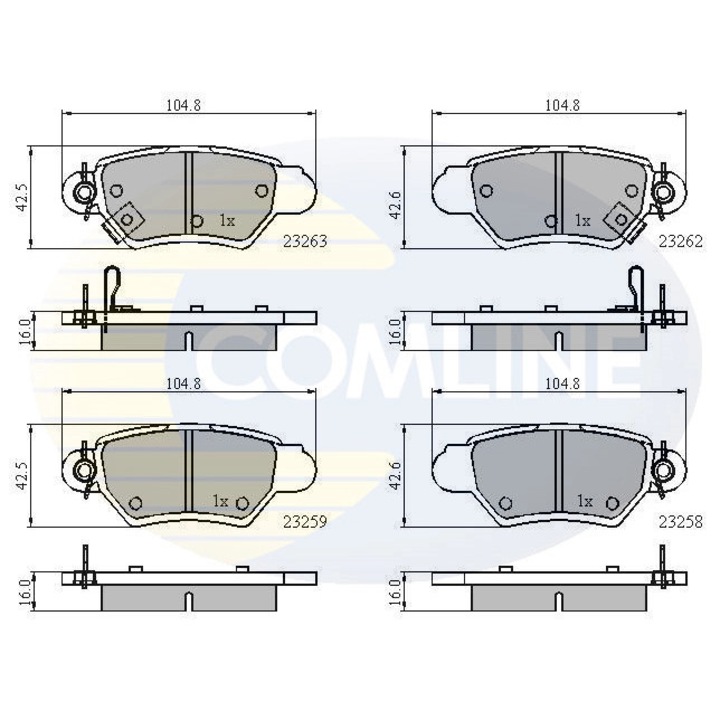 Комплект накладки, дискови спирачки Cbp3750 Opel Astra G Vauxhall Astra Mk Ivcombi/Astra Mkhatchback