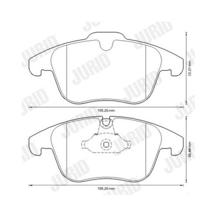 Комплект накладки, дискова спирачка 573311Jc Citroën C5 3 Peugeot 407/508/508 1/508 Sw 1