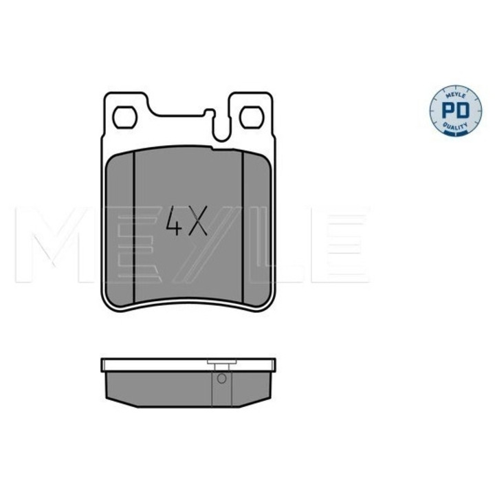 Fékbetét készlet, Tárcsafék Hátsó Tengely 0252130515/Pd Mercedes-Benz C-Class/C-Class T-Modell/Clk/E-Class/S-Class/Sl/Slk