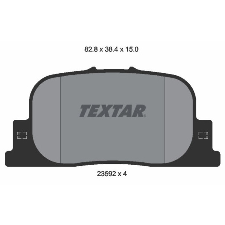 Fékbetét készlet, Tárcsafék 2359201 Byd F3/F3R/G3/G3R/L3/Yuan Englon Sc5-Rv/Sc7 Fengxing Joyear/Joyear X3 Geely Vision