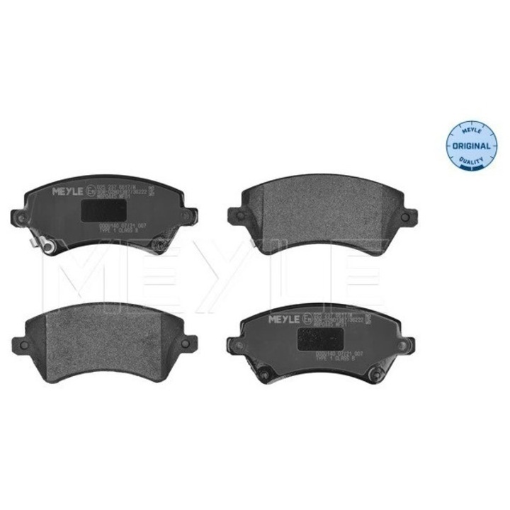 Set Placute Frana Punte Fata 0252376617/W Toyota Corolla