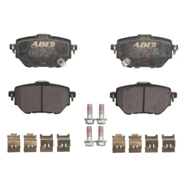 Fékbetét készlet, tárcsafék, hátsó tengely C22047Abe Toyota Corolla/Yaris