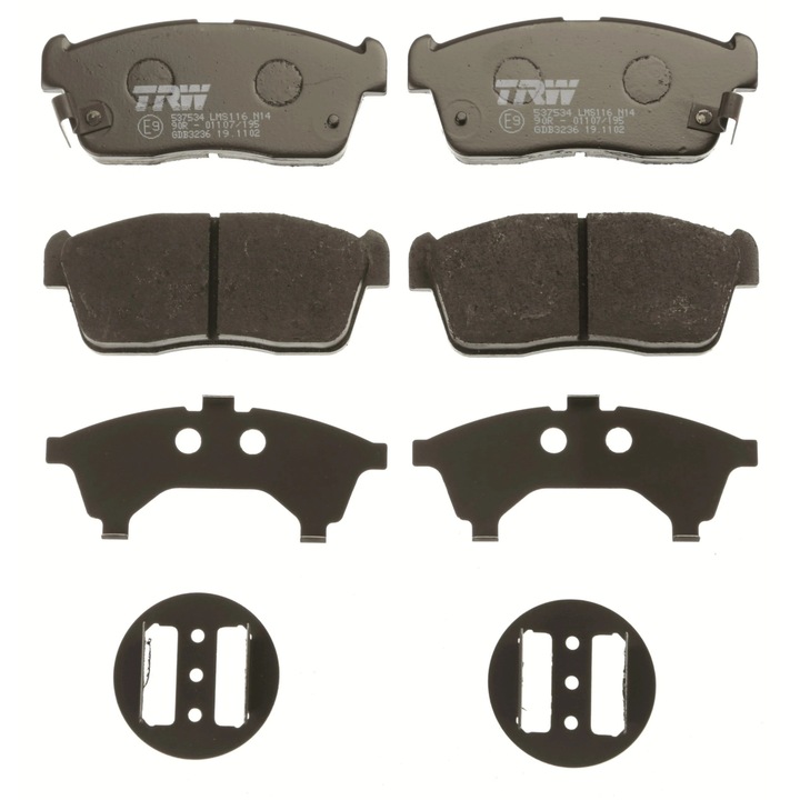 Fékbetét készlet, Tárcsafék Gdb3236 Daihatsu Sirion/Yrv Nissan Pixo Suzuki Carry/Ignis 1