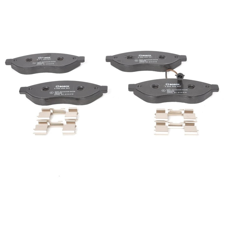 Fékbetét készlet, tárcsafék 0986494581 Fiat Ducato