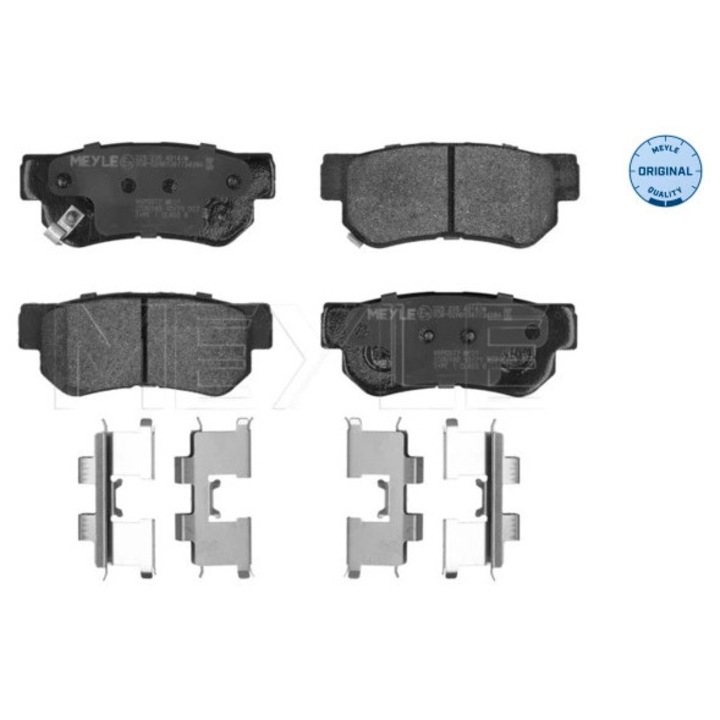 Комплект накладки, дискова спирачка, задна ос 0252354314/W Hyundai Elantra 4/Getz/Grandeur/Highway/Matrix/Santa Fé 1/Trajet