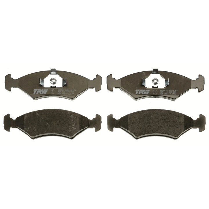 Комплект накладки, дискови спирачки Gdb255 Ford Escort 3/Escort 4/Fiesta/Fiesta 1/Fiesta 2/Fiesta 3/Fiesta 4/Orion 1/Orion 2