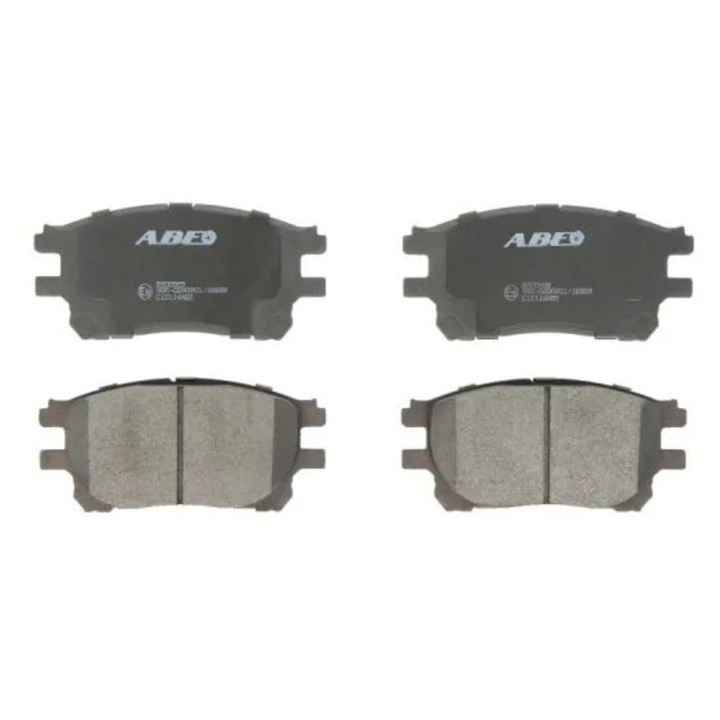 Fékbetét készlet, tárcsafék első tengely C12114Abe Toyota Gaia/Harrier/Mark 2/Nadia/Previa 2