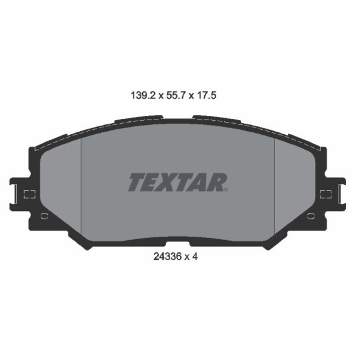 Fékbetét készlet, tárcsafék 2433601 Lexus Hs Scion Xb/Xd Subaru Trezia Toyota Allion 2/Auris/Blade/Corolla/Esquire/Sai