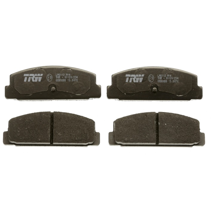 Fékbetét készlet, tárcsafék Gdb3088 Haima (Faw) Freema/Premacy Hongqi Century Star/Mingshi Mazda 323 C 4/323 C 5/6