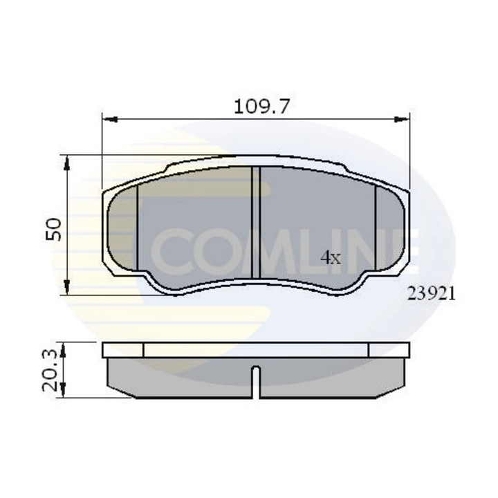 Комплект накладки, дискова спирачка Cbp01042 Citroën Jumper 1 Fiat Ducato Peugeot Boxer