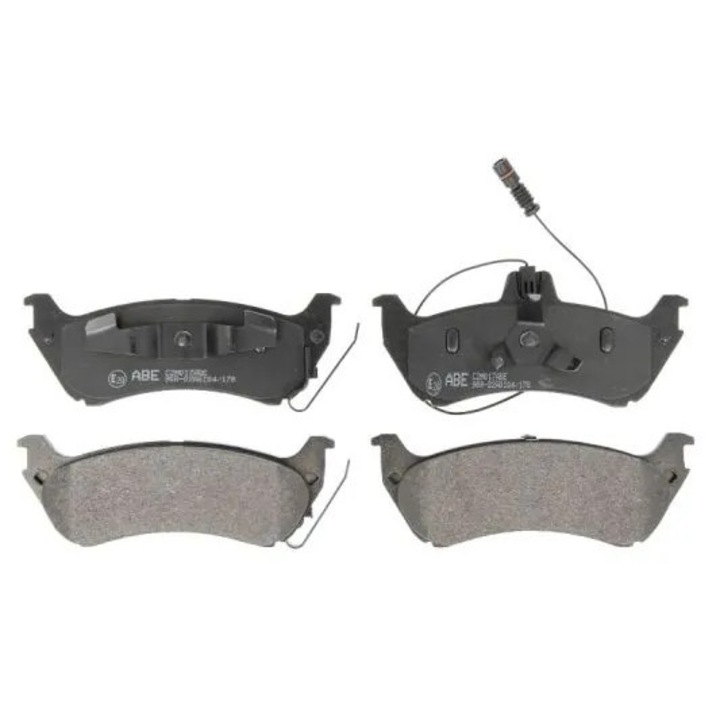 Fékbetét készlet, tárcsafék, hátsó tengely C2M017Abe Mercedes-Benz M-Class