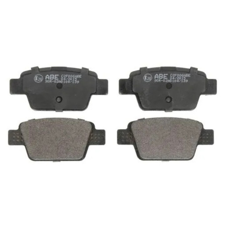 Fékbetét készlet, tárcsafék, hátsó tengely C2F006Abe-P Alfa Romeo Mito Fiat Albea/Bravo/Bravo 2/Grande Punto/Linea/Palio