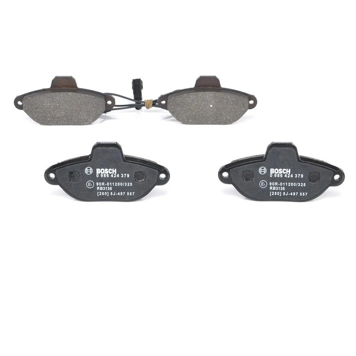 Комплект накладки, дискова спирачка 0986424379 Fiat Punto/Seicento / 600 Ford Ka Lancia Y