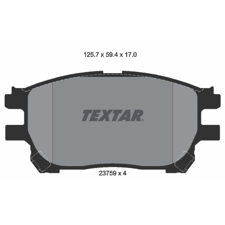 Set Placute Frana 2375901 Toyota Previa 2