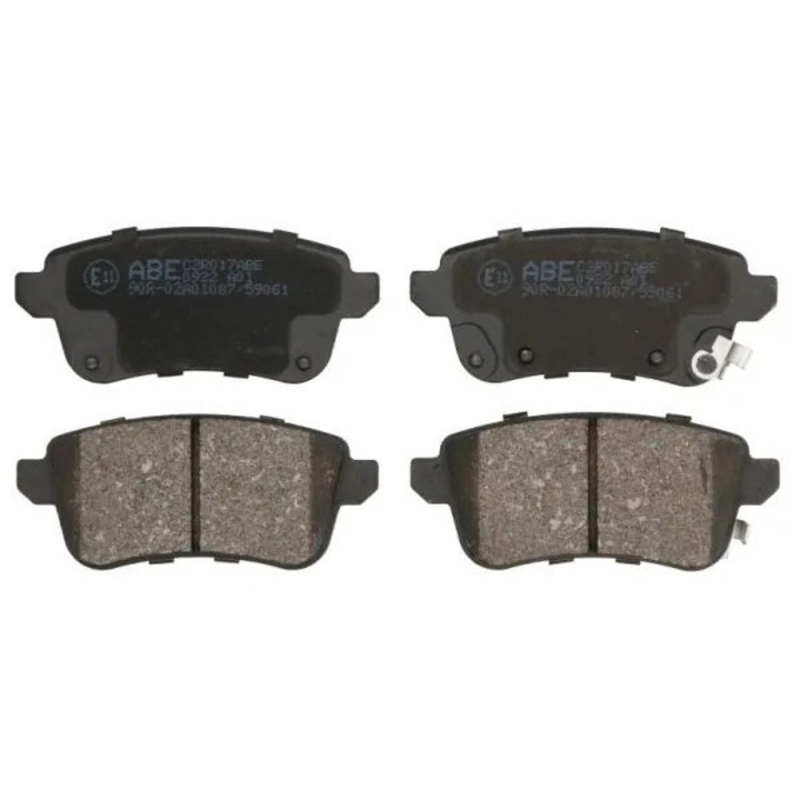 Fékbetét készlet, Tárcsafék Hátsó Tengely C2R017Abe Renault Captur 2/Fluence/Zoe