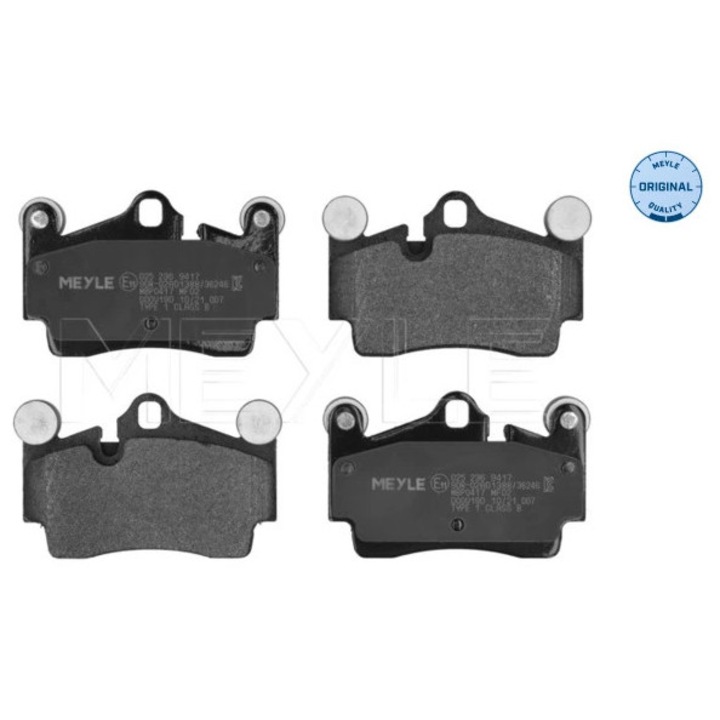 Fékbetét készlet, Tárcsafék Hátsó Tengely 0252369417 Audi Q7 Porsche Cayenne Vw Touareg