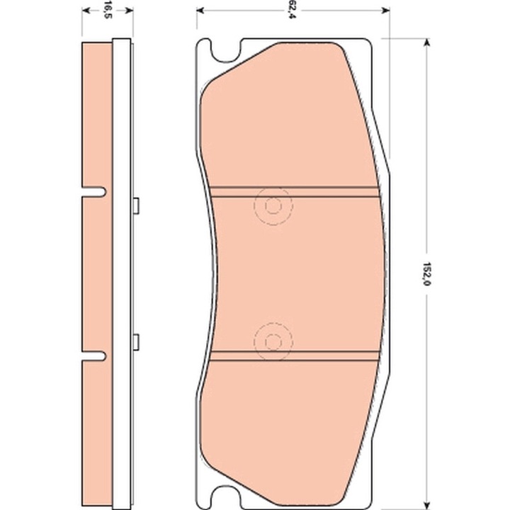 Fékbetét készlet, Tárcsafék Gdb1850 Jaguar Xk 2/Xk 8