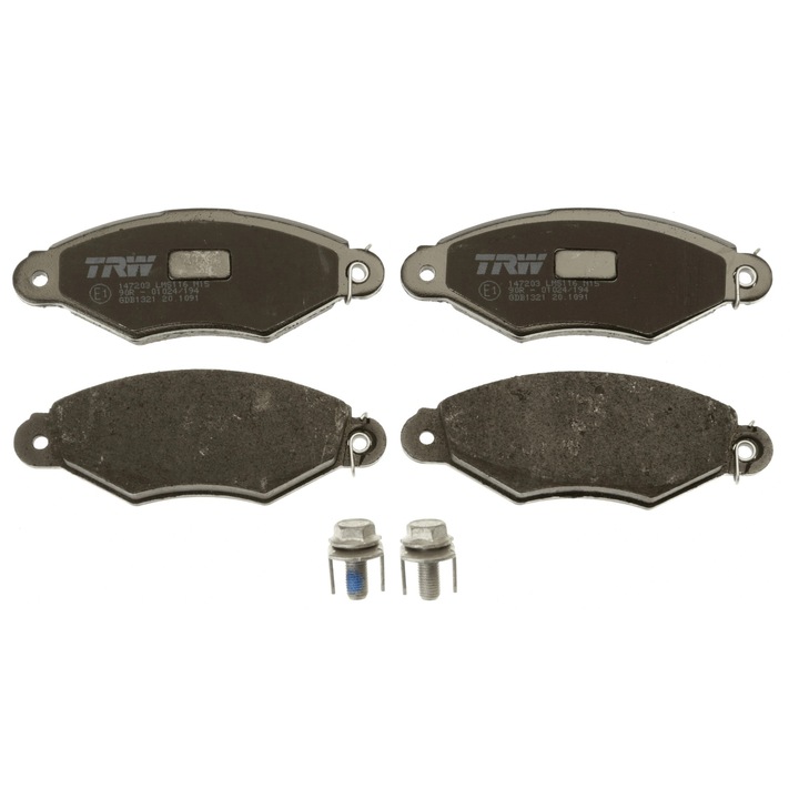 Fékbetét készlet, tárcsafék GDB1321 Citroën Xsara Renault Clio Symbol 1/Kangoo