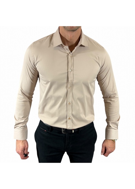 Camasa barbati ego man, bej