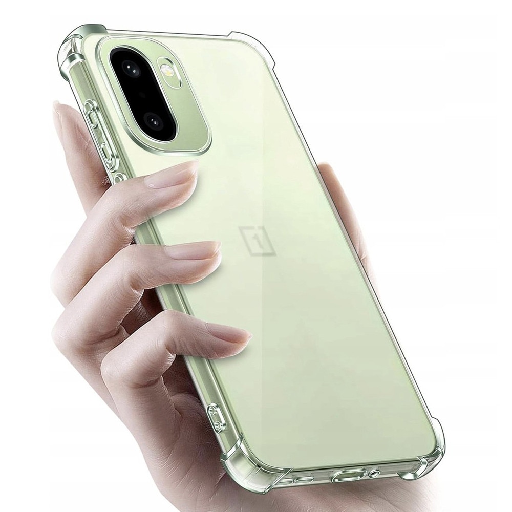 Husa pentru OnePlus 15R, SKYDDAR INNOVATION, Shockproof Clear Silicone, Silicon Slim, set cu sticker, Transparenta