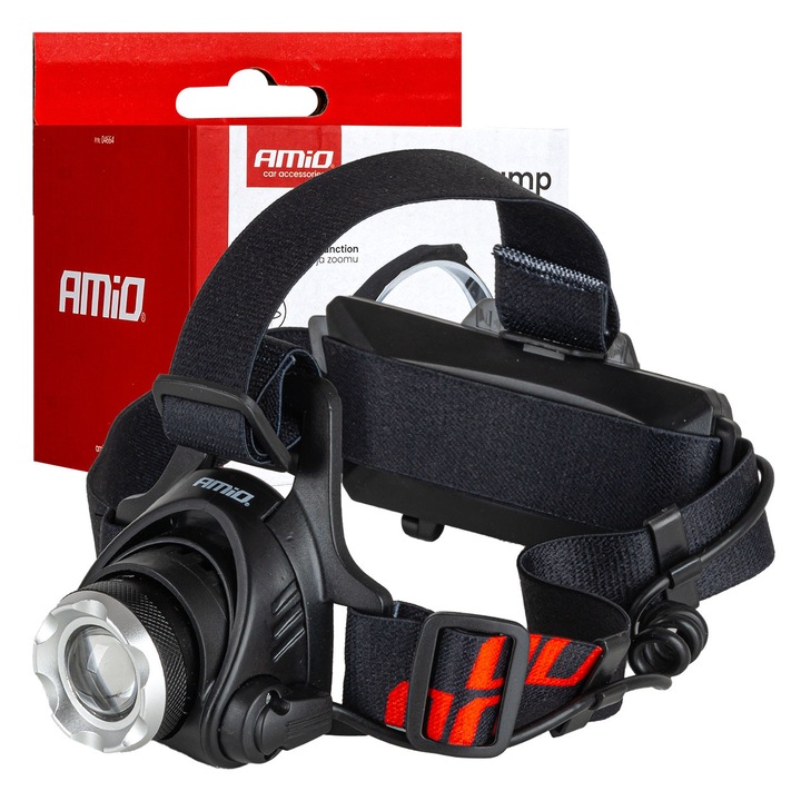 Акумулаторен челник AMiO T6, 3600mAh, с увеличение, 80x61x78mm, 200g