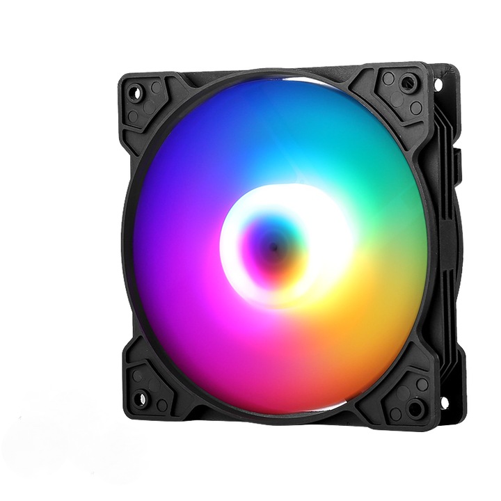 Ventilatoare PC Phantom, set de 3, 120mm, airflow mare, negru