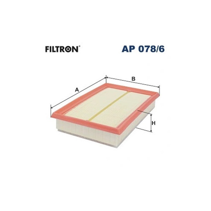 Légszűrő Ap078/6 Fiat 500X/Tipo Jeep Renegade