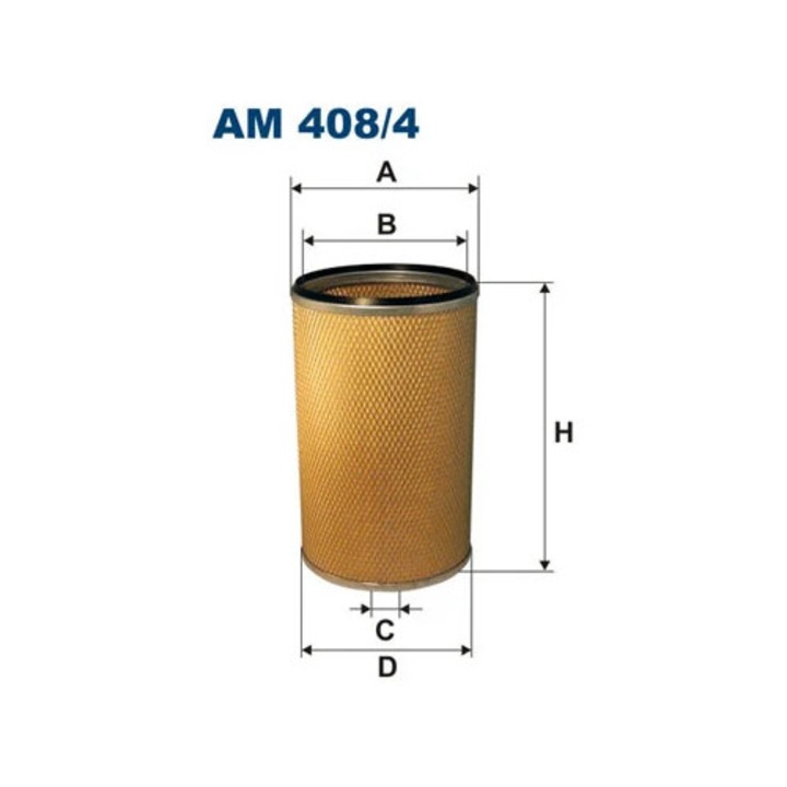 Légszűrő Am408/4 Volvo 8300/8500/8700/9300/9700/9900/B10/B12/B6/N10/N12/Nl