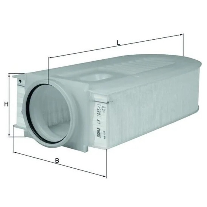 Légszűrő Lx1686/1 Mercedes-Benz C-osztály/C-osztály T-modell/Cls/Cls Shooting Brake/E-osztály/E-osztály T-modell/Glk-osztály