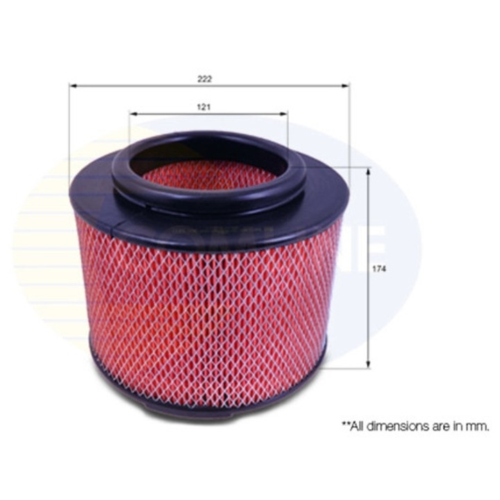 Въздушен филтър Cty12190 Ford Ranger Mazda Bt-50/Bt-50 Pick-Up Toyota Fortuner/Hilux 7/Hilux 7 Pick-Up