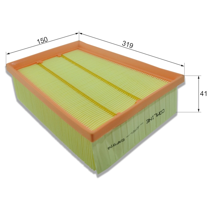 Въздушен филтър Eaf974 Nissan Townstar Renault Kangoo 3/Megane 4/Megane 4 Grand/Scénic 4/Talisman